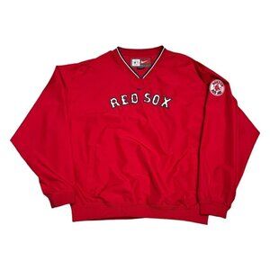 NIKE Boston Red Sox MLB Baseball Windbreaker Water Resistant Bomber Jacket XL